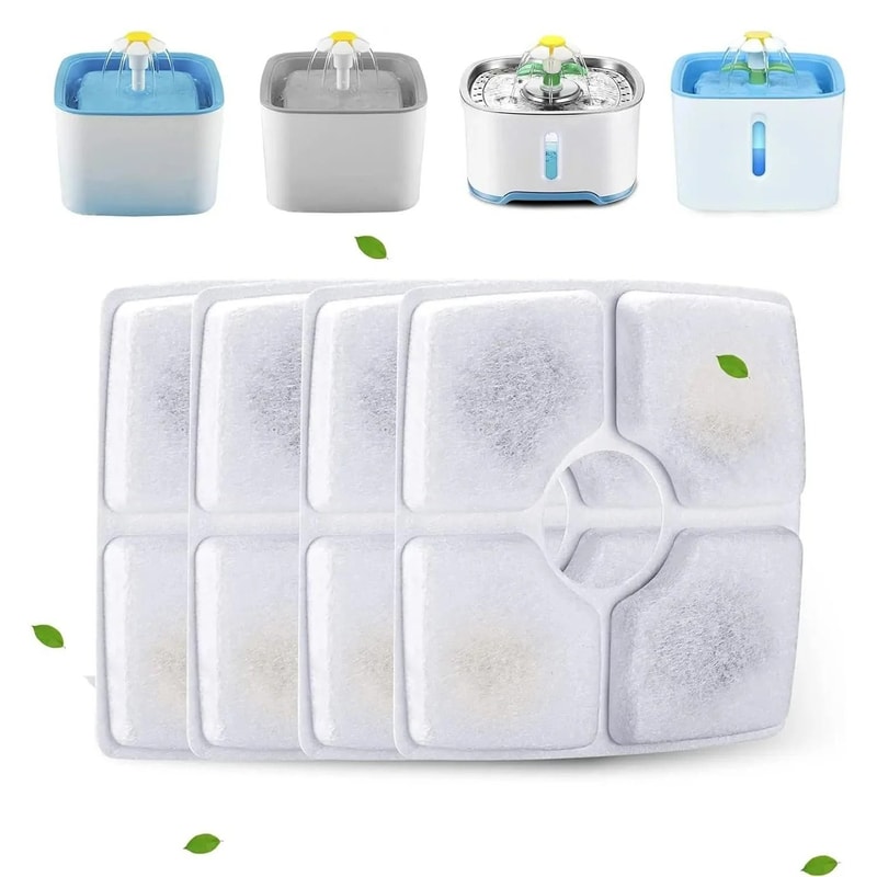 Universal Square MultiLayer Pet Fountain Filters 1