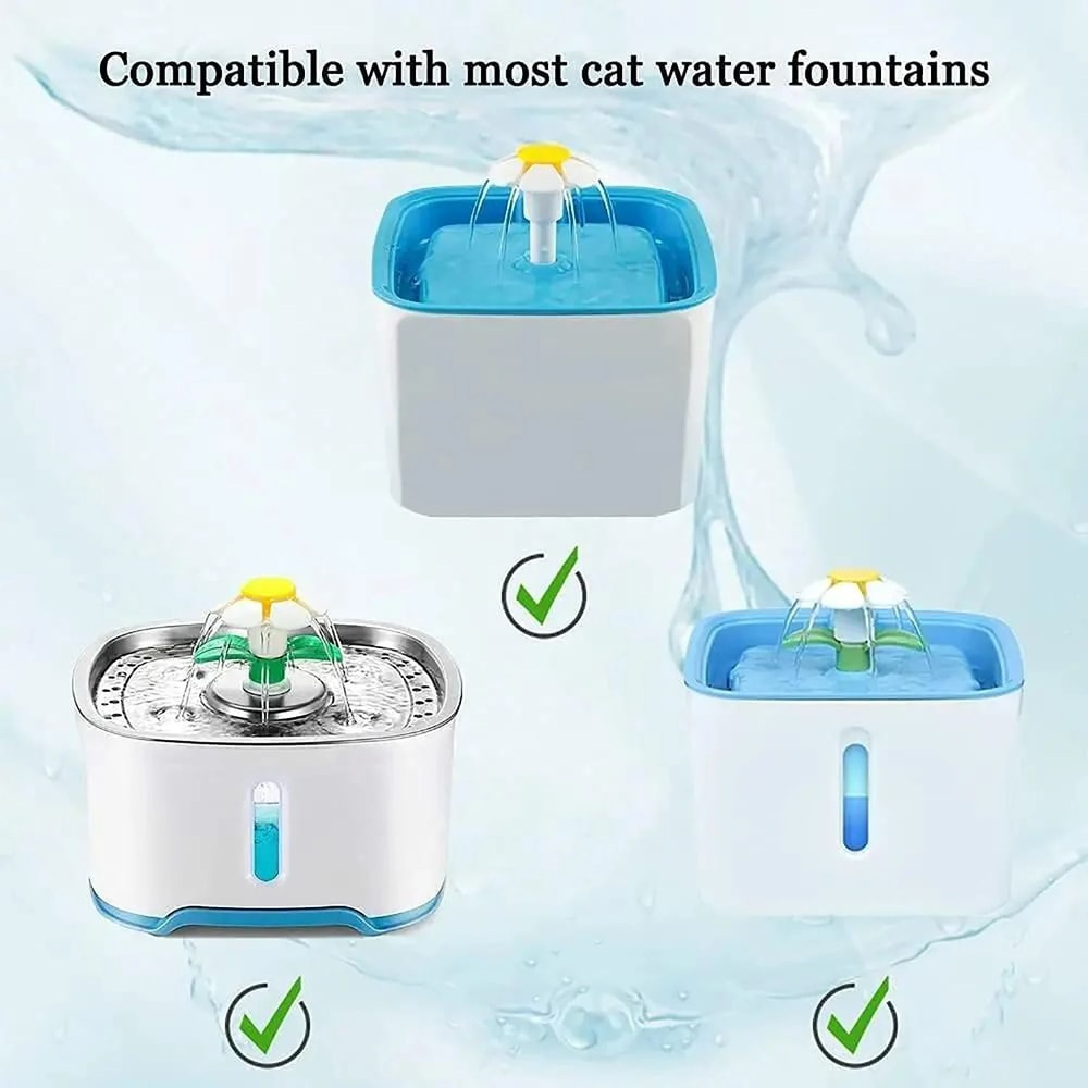 Universal Square MultiLayer Pet Fountain Filters 2
