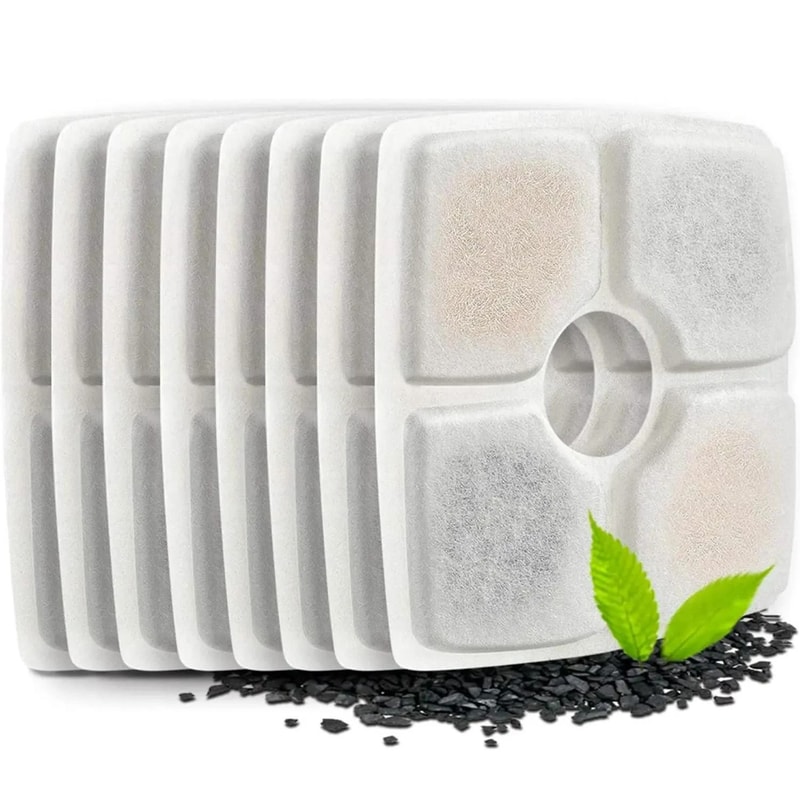 Universal Square MultiLayer Pet Fountain Filters 7