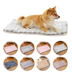 thickened flannel winter warm cat mat
