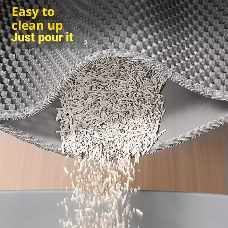 Large Waterproof DoubleLayer Cat Litter Mat 3