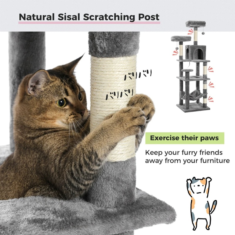 MultiLevel Vertical Enrichment Cat Tower 3