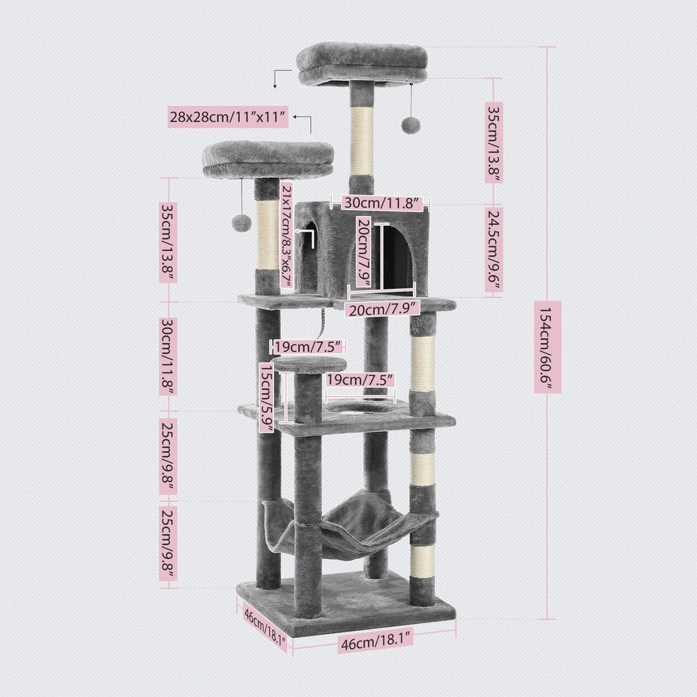 MultiLevel Vertical Enrichment Cat Tower 5