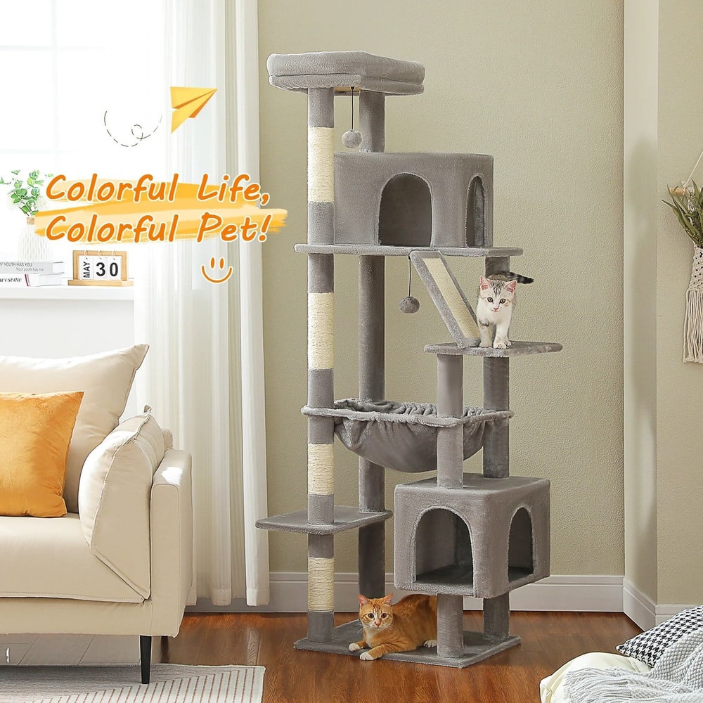 MultiTier Grand Estate Cat Tower For Large Cats 0
