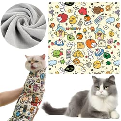 self-adherent cat calming swaddle