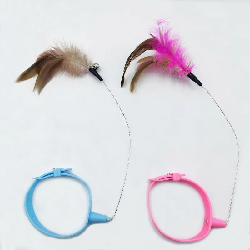 HandsFree SelfExciting Collar Cat Toy 0