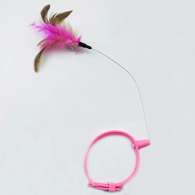 HandsFree SelfExciting Collar Cat Toy 7