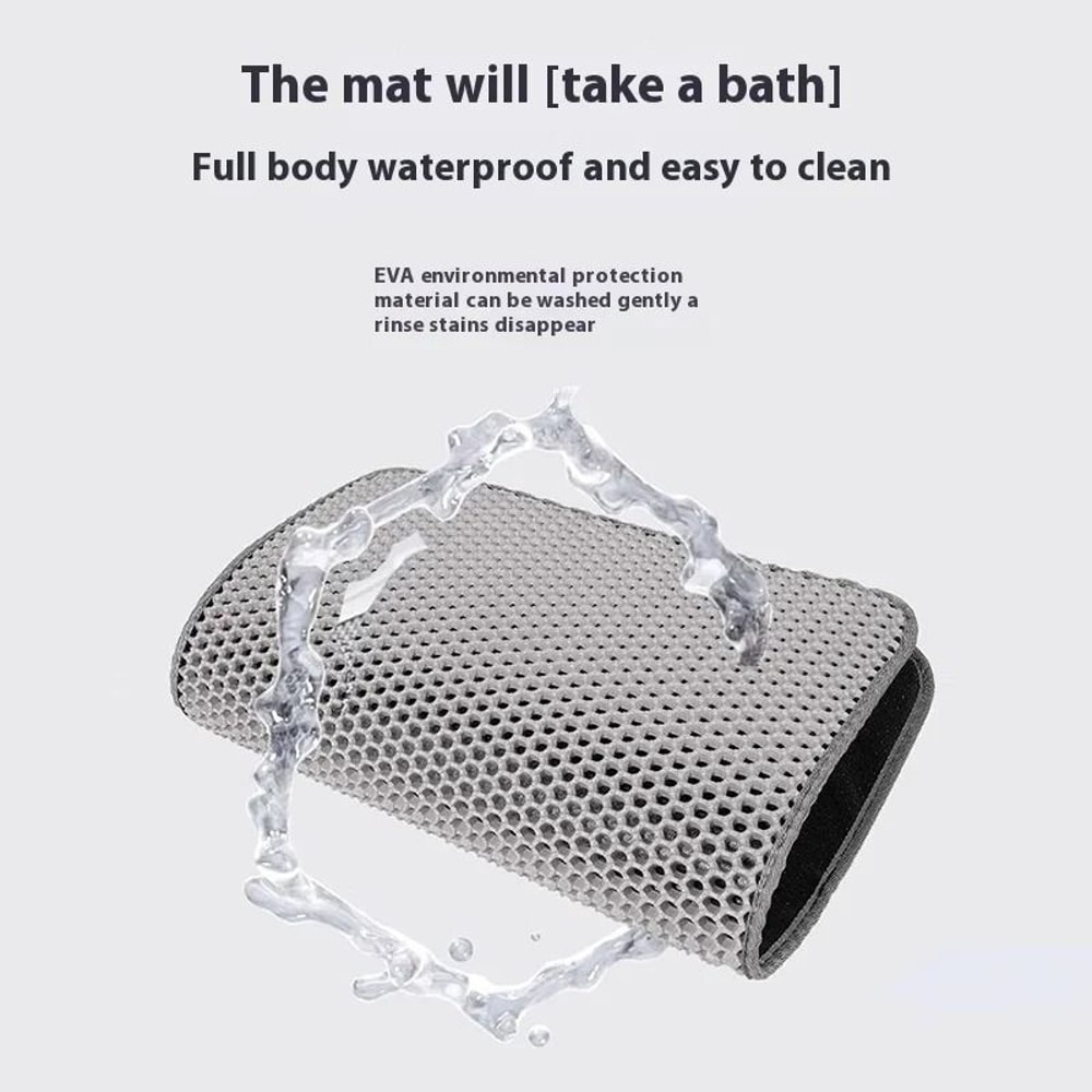 Large Waterproof DoubleLayer Litter Trapping Mat 3