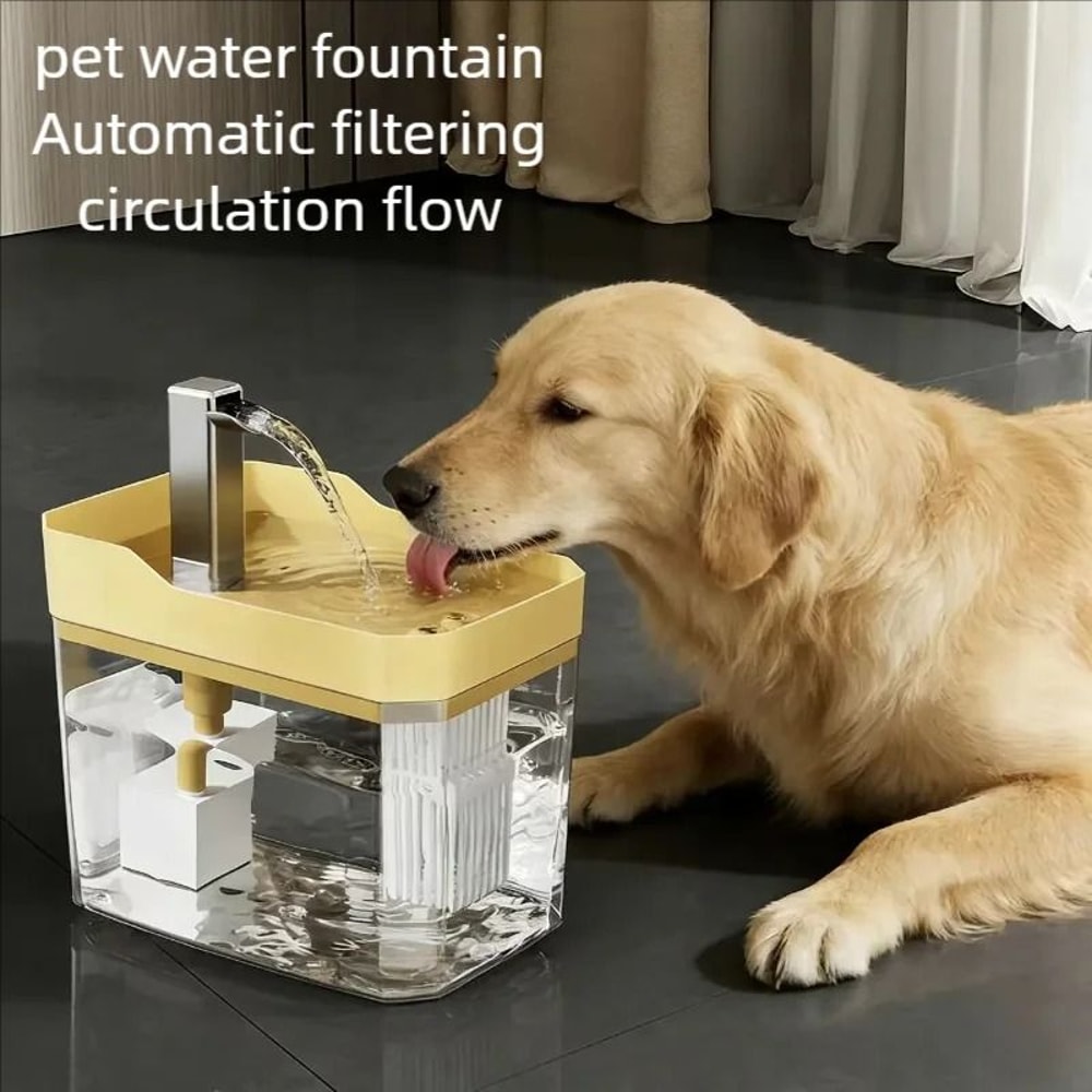 Transparent Automatic Circulating Pet Fountain 0