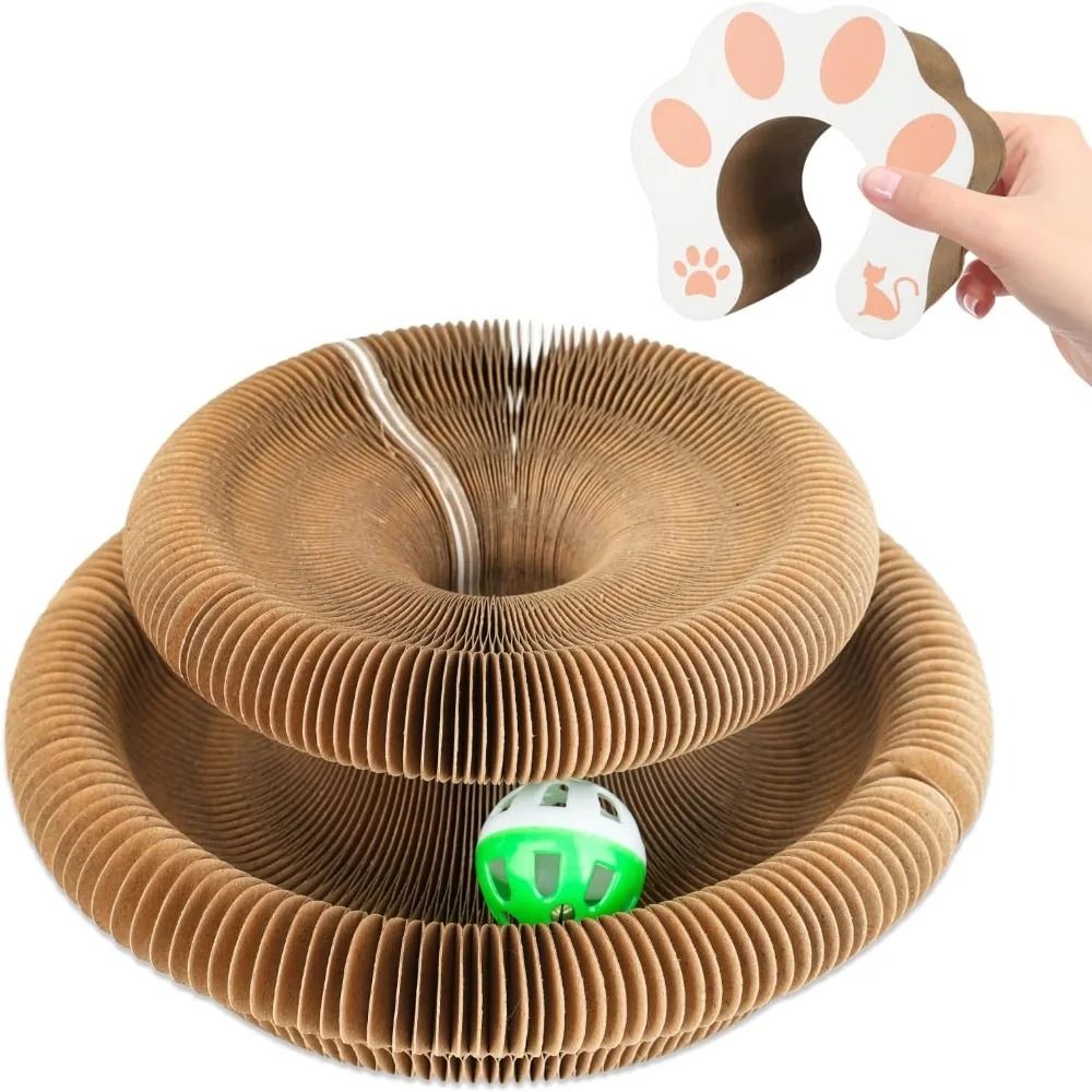 Transformable Accordion Magic Organ Cat Scratching Toy 6