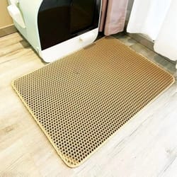 large double layer waterproof litter trapper & easy clean mat