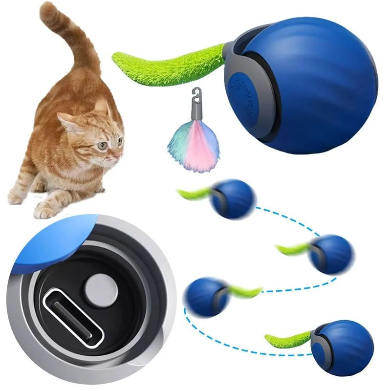 Speedy Tail 20 New Generation Smart Interactive Cat Toy 2Piece Set 2