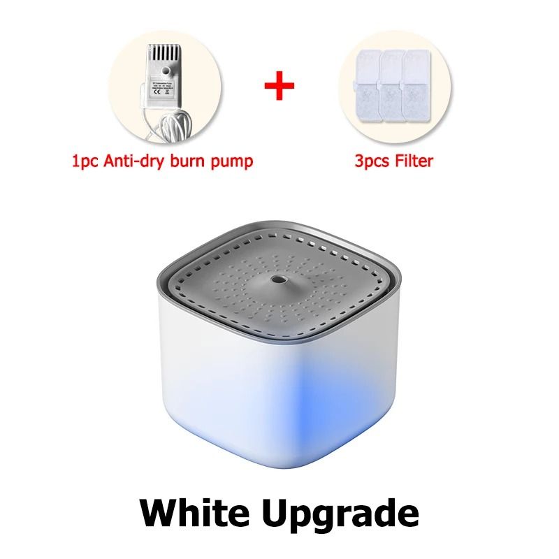 3L UltraQuiet Automatic Pet Water Fountain Advanced Filtration System 11