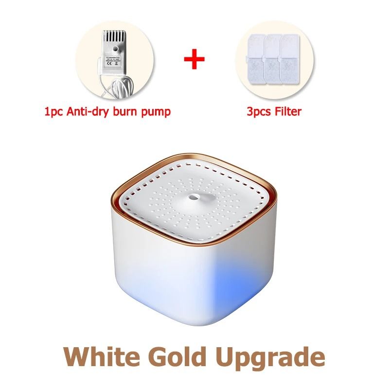 3L UltraQuiet Automatic Pet Water Fountain Advanced Filtration System 12