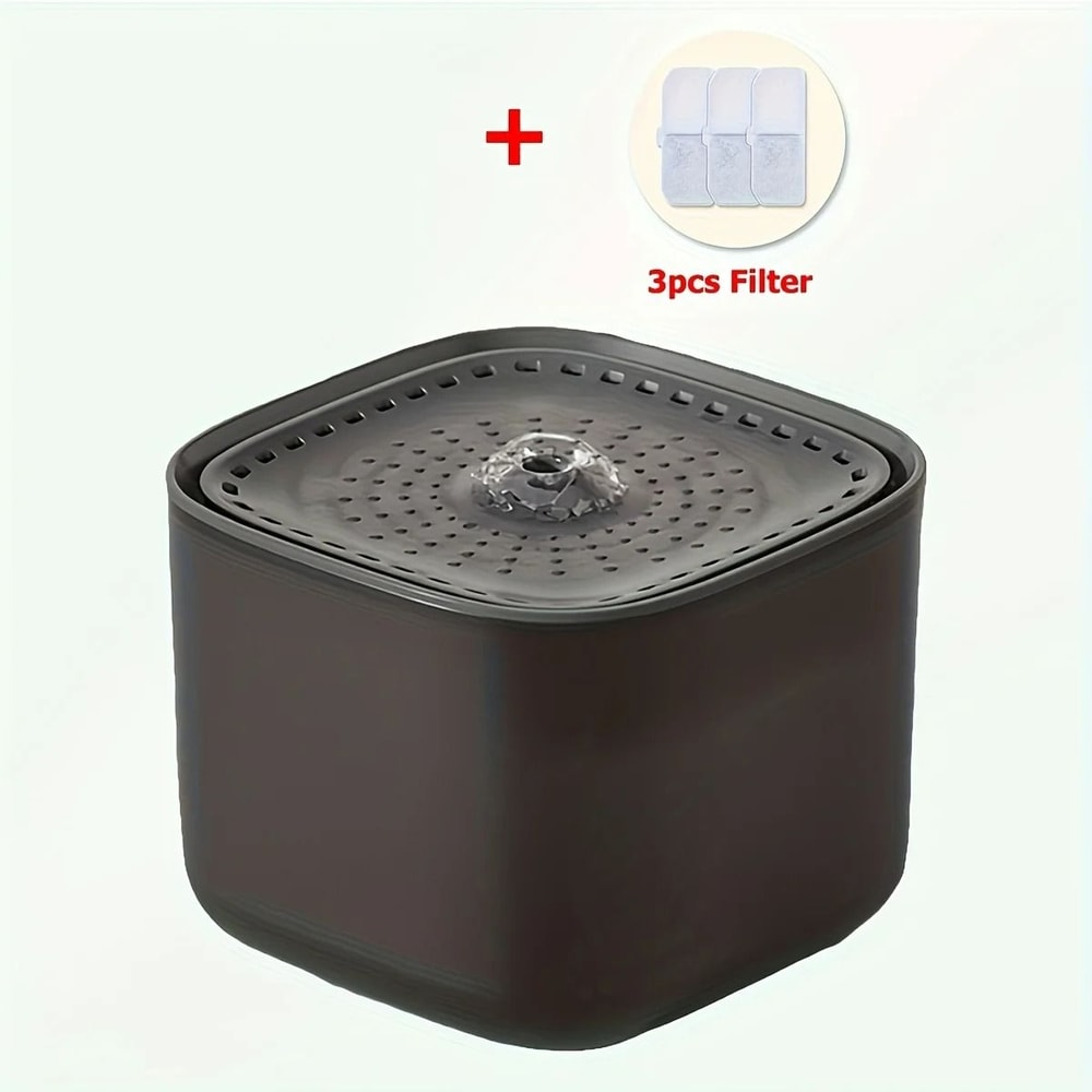 3L UltraQuiet Automatic Pet Water Fountain Advanced Filtration System 1