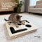 Interactive Cat Nail File Box Maze Tunnel With Bell Ball 8