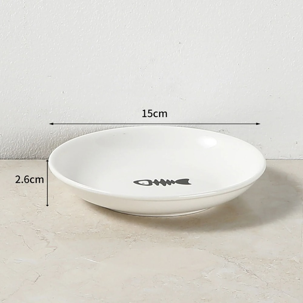 WhiskerFriendly Ergonomic Ceramic Bowl With NonSlip Stand 8
