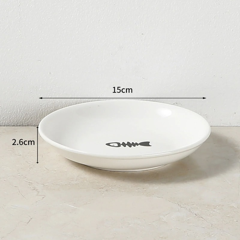 WhiskerFriendly Ergonomic Ceramic Bowl With NonSlip Stand 8