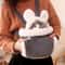 Winter Warm Plush Cat Backpack Cozy Travel Carrier 2