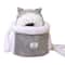 Winter Warm Plush Cat Backpack Cozy Travel Carrier 6