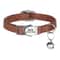 Custom Personalized PU Leather Cat Collar With Engraved ID Nameplate 7