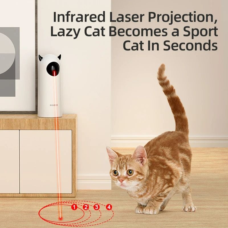 Smart Interactive Automatic LED Laser Cat Toy 1
