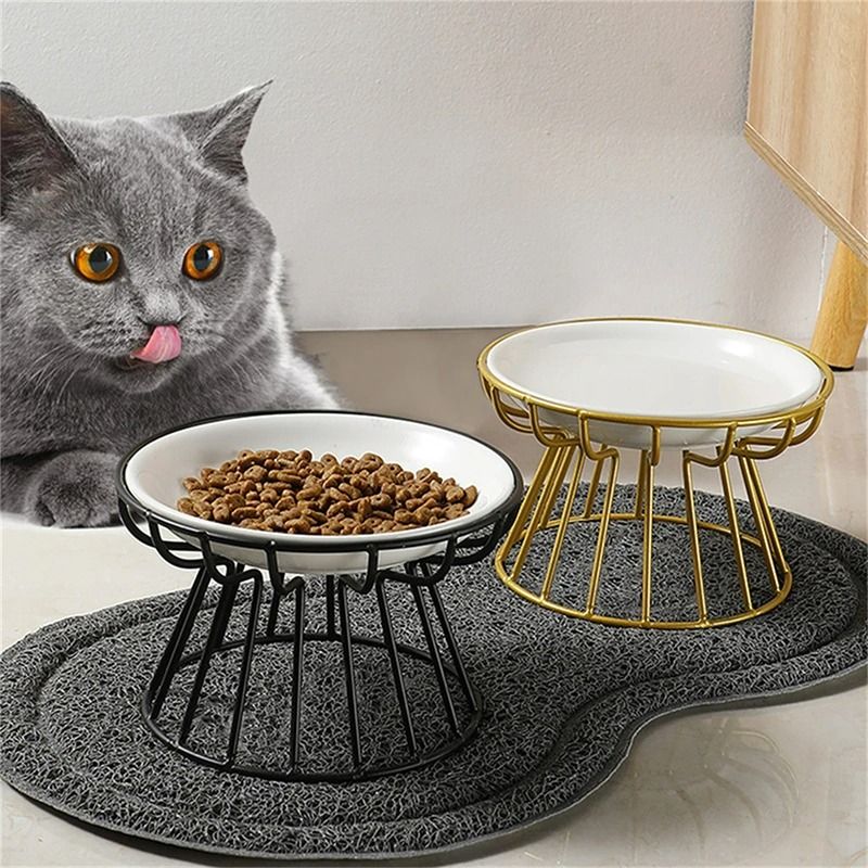Elevated Metal Stand Pet Feeding Station Modern Lift Bowl 1
