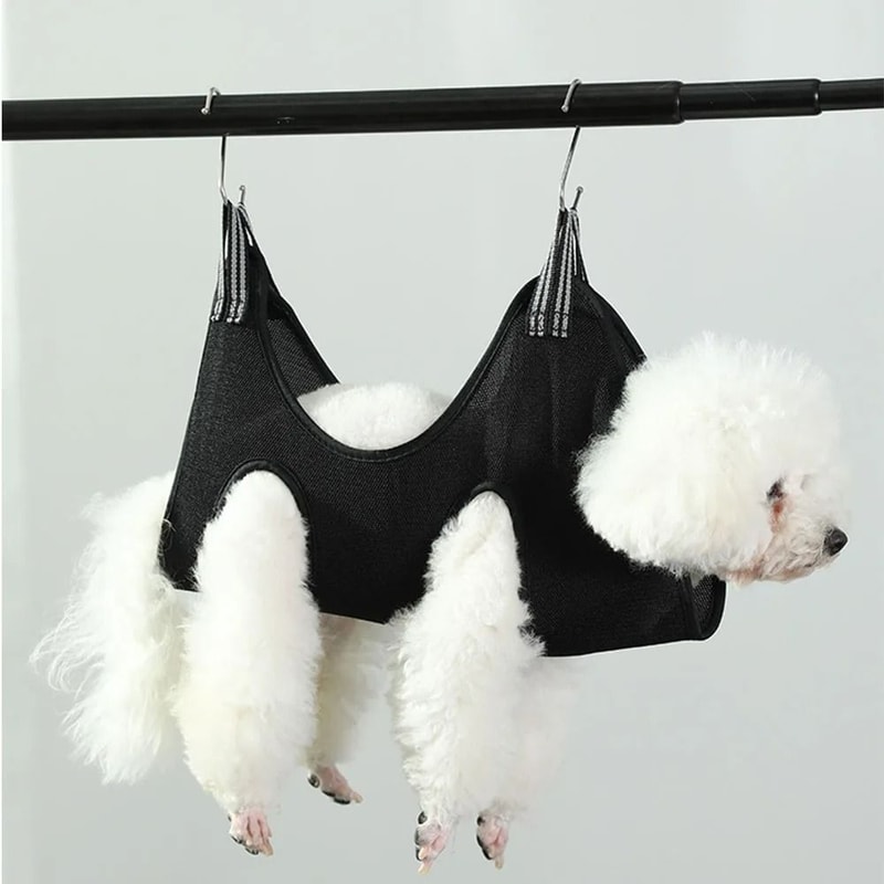 Professional Pet Grooming Hammock Restraint Sling Set 1