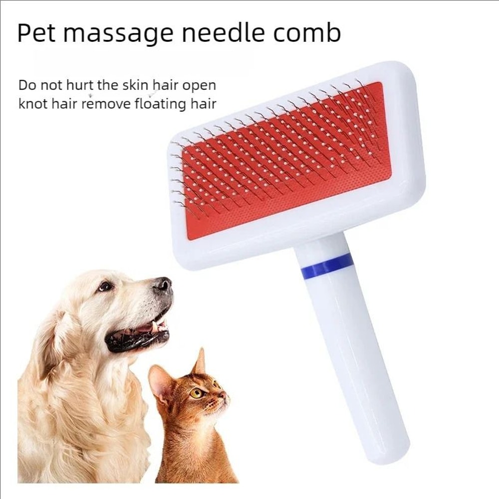 Stainless Steel Professional DeShedding Grooming Brush 0