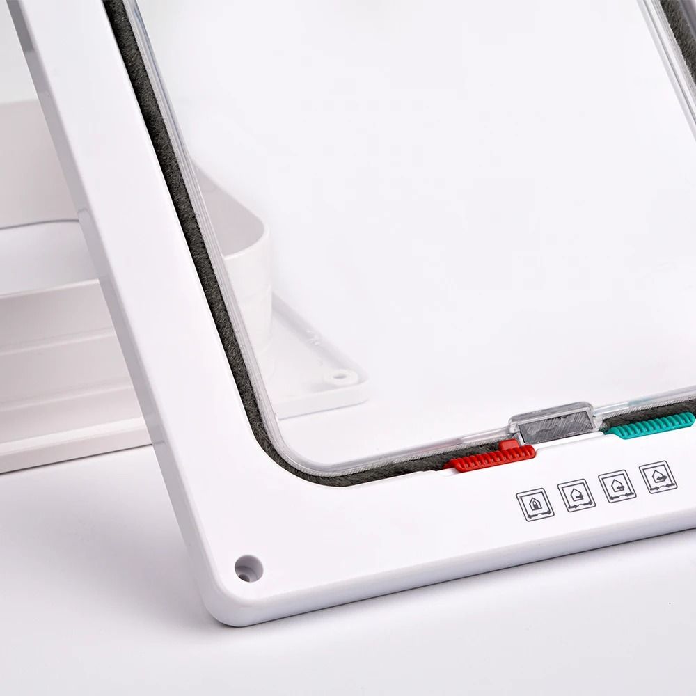 4Way Locking Security Smart Pet Flap Door 4