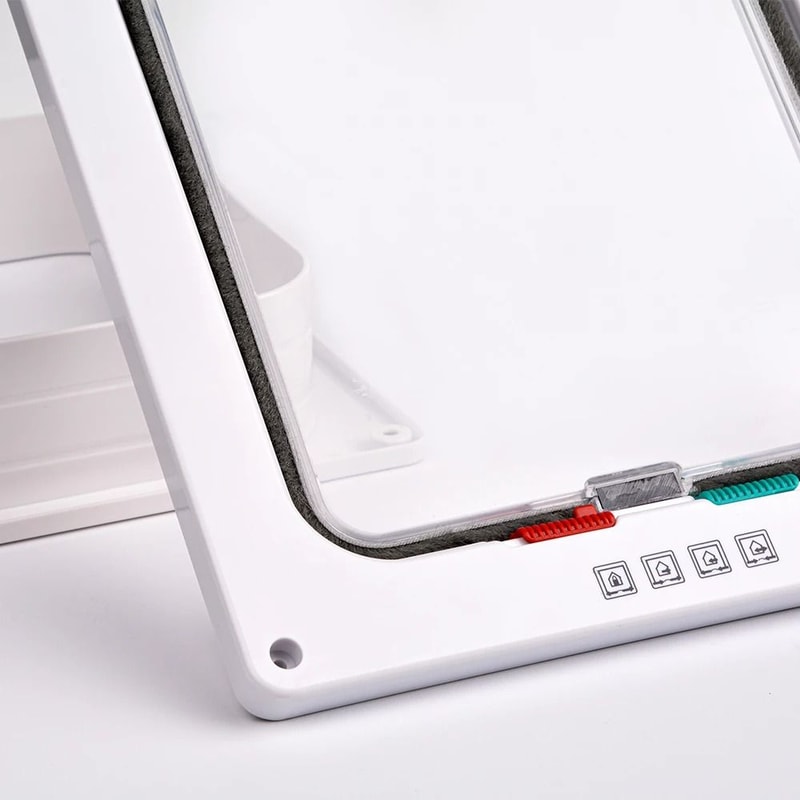 4Way Locking Security Smart Pet Flap Door 4