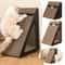 Interactive Ramped Cat Scratching Station With Rotating Ball 0