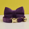 Stylish Bowknot Safety Cat Collar With Engravable ID Tag 16