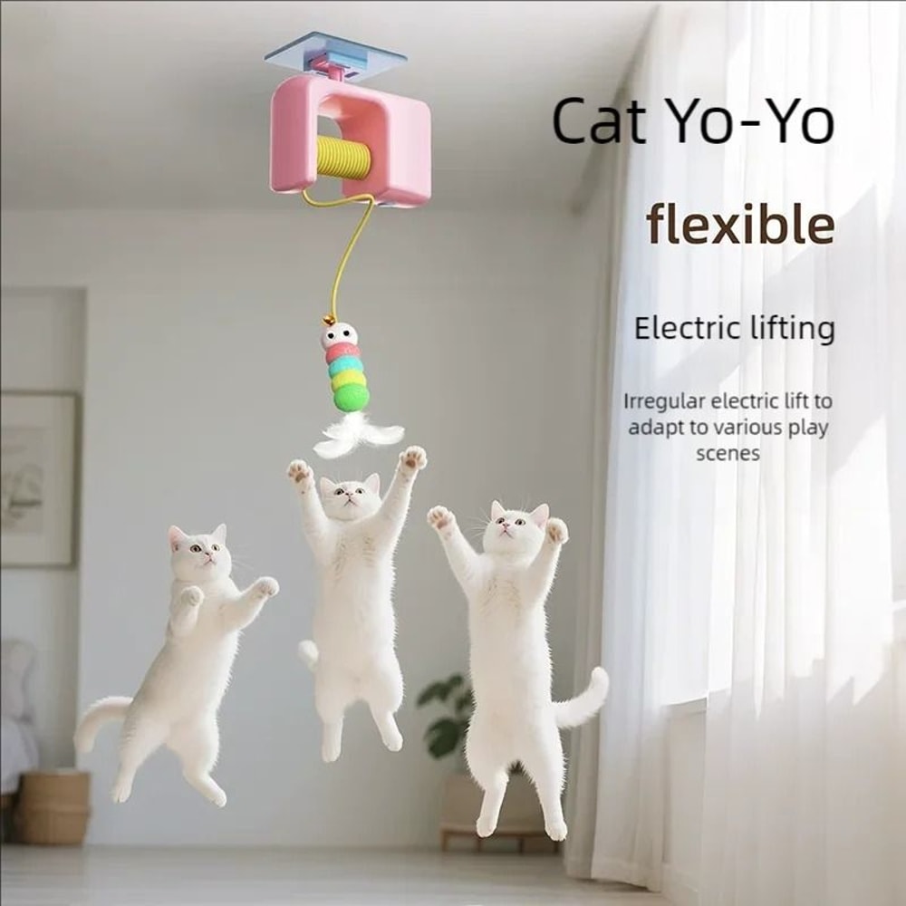 Smart Electric YoYo Interactive DoorHanging Cat Toy 2