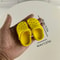 Miniature CrocStyle Silicone Shoe Pendants Pet Toys 1