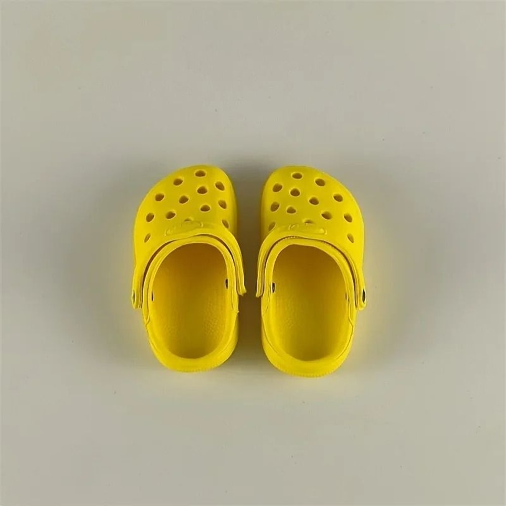 Miniature CrocStyle Silicone Shoe Pendants Pet Toys 9