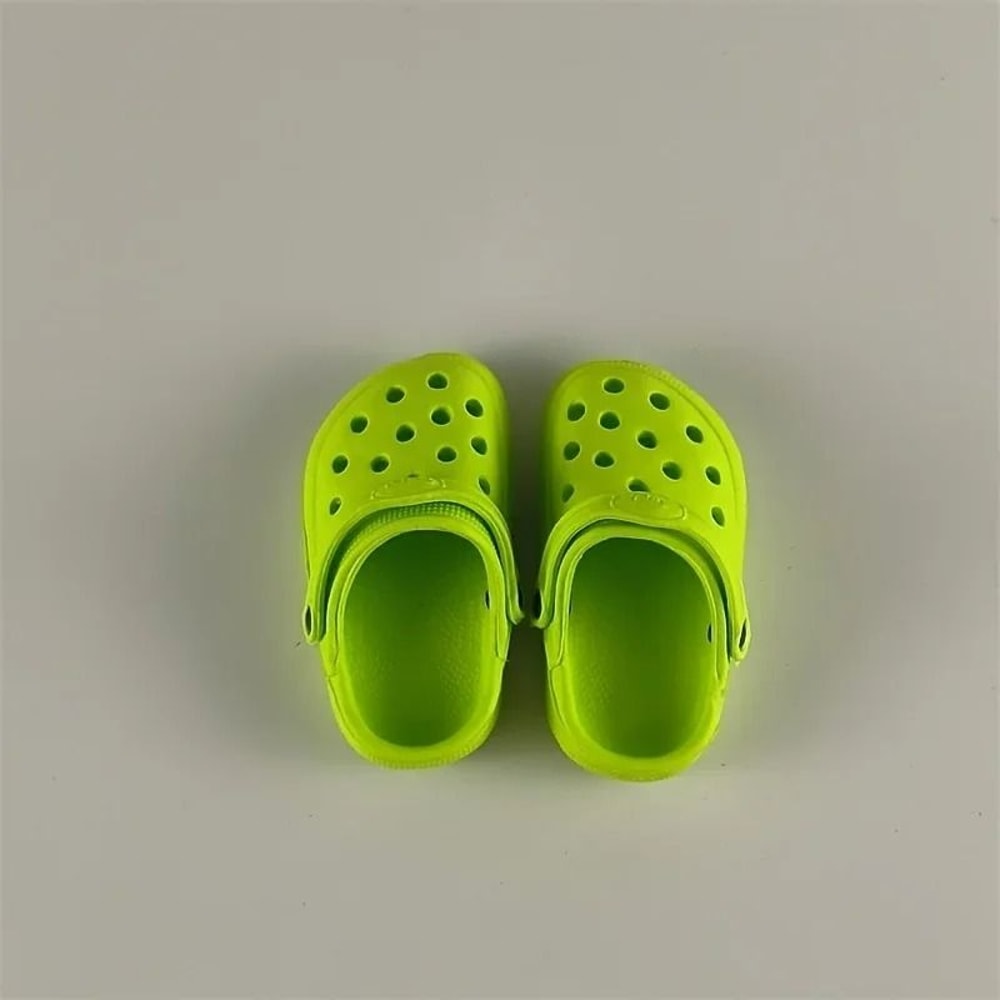 Miniature CrocStyle Silicone Shoe Pendants Pet Toys 6