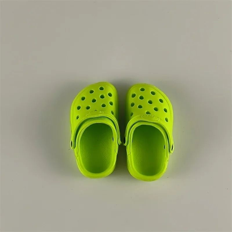 Miniature CrocStyle Silicone Shoe Pendants Pet Toys 6