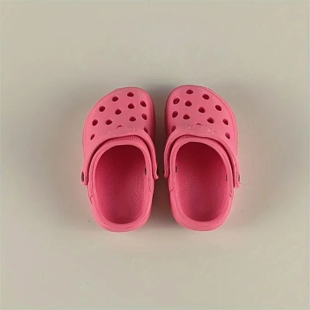 Miniature CrocStyle Silicone Shoe Pendants Pet Toys 8