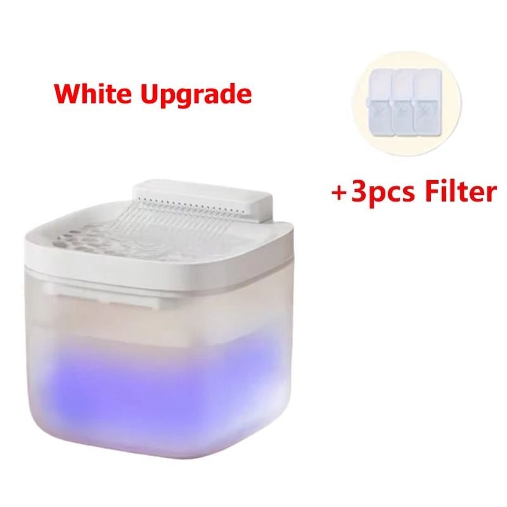 UltraQuiet 3L Automatic Pet Water Fountain Filtration System 10