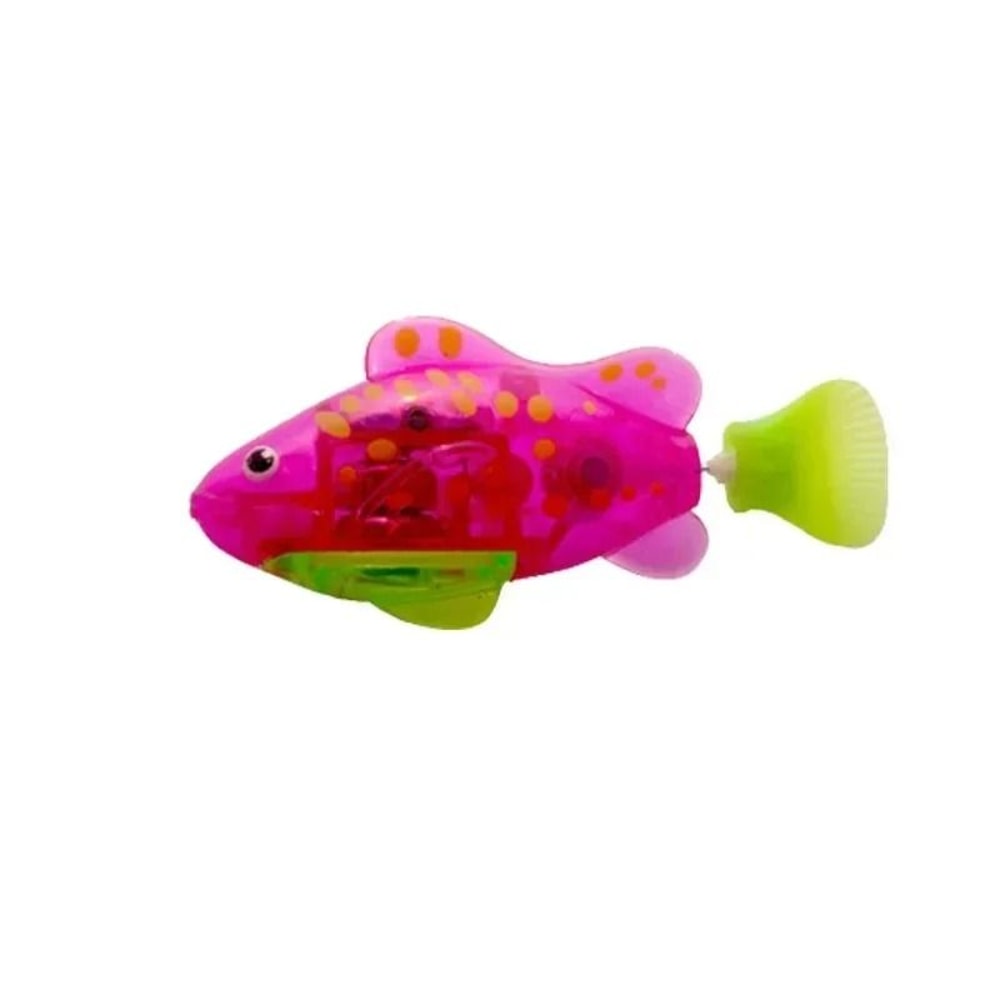 LED Inductive Interactive Swimming Robot Fish Toy 8
