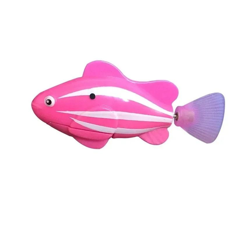 LED Inductive Interactive Swimming Robot Fish Toy 15