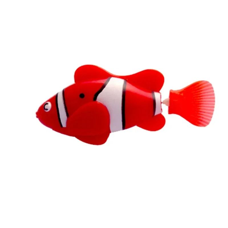 LED Inductive Interactive Swimming Robot Fish Toy 18