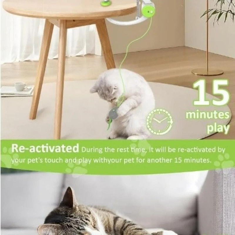 DoorHanging Automatic Rebound Mouse Toy 4