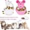 Mouse Shaped Rolling Pet Feeder And Slow Treat Dispenser 0