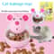Mouse Shaped Rolling Pet Feeder And Slow Treat Dispenser 2