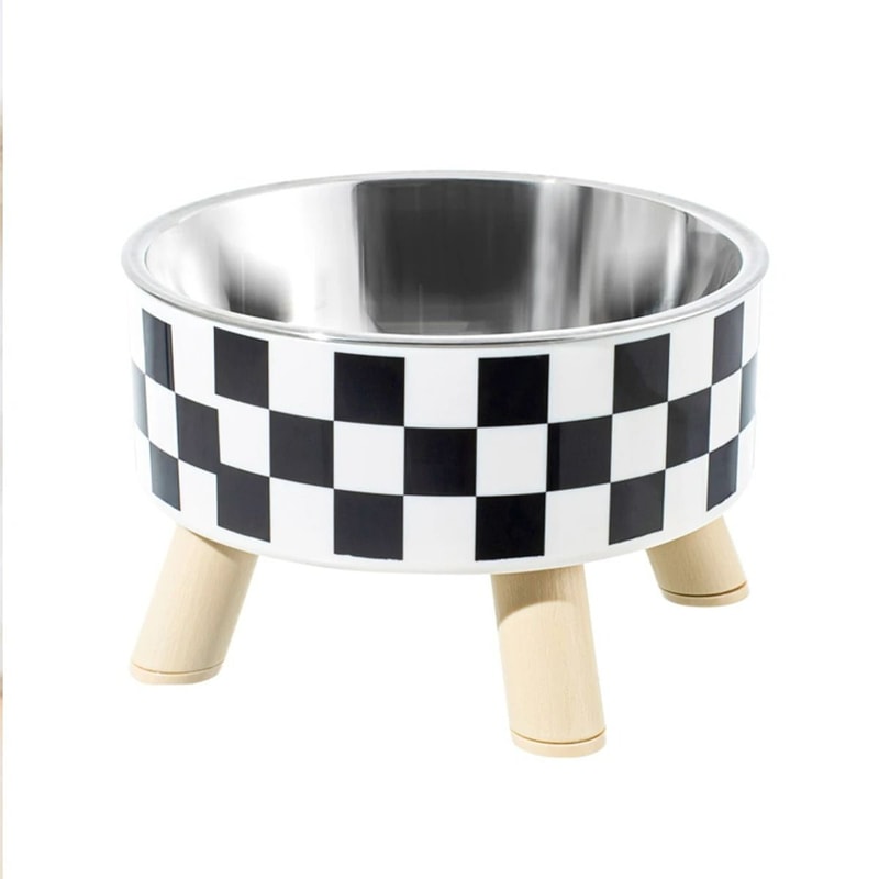 Stainless Steel Patterned Pet Bowl 7