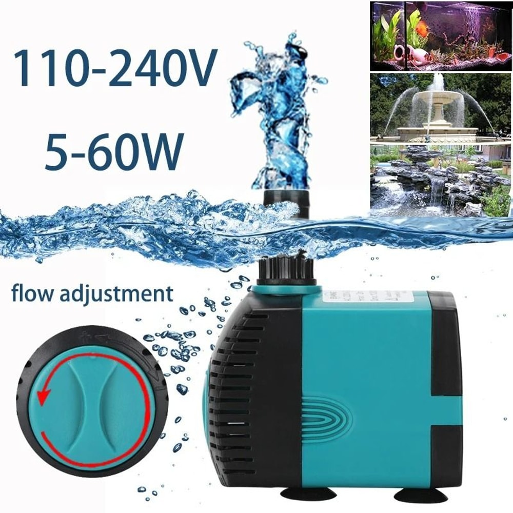 UltraQuiet Aquarium Fountain Submersible Water Pump 0