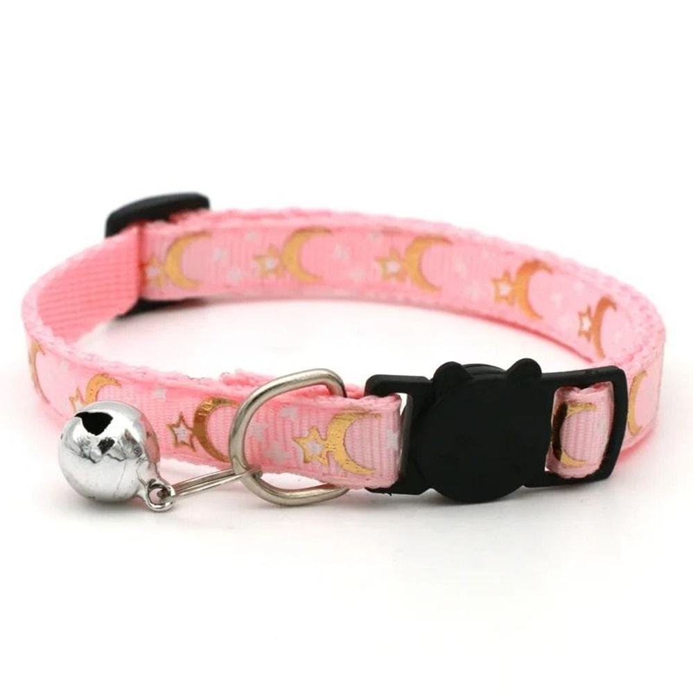 Celestial Sparkle Moon Star Pet Collar 11