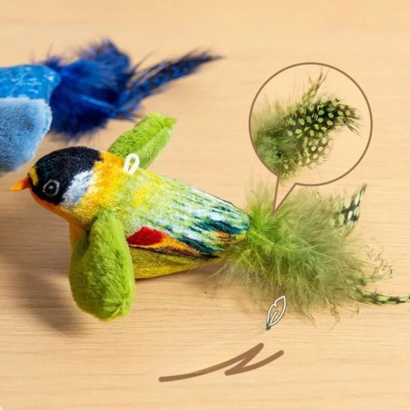 Interactive WallHanging Chirping Bird Toy 4